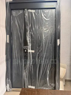 3ft by 7ft Grey Metal Cast-Standard Door