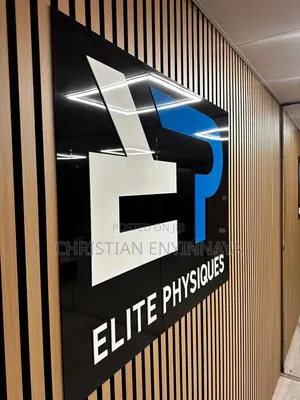 Illuminated 3d Indoor Signage