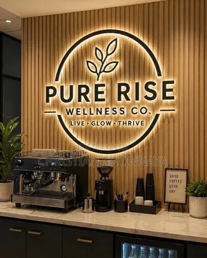 Illuminated Round Indoor Sign