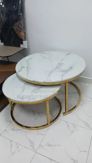Gold and Cream Colour Centre Table