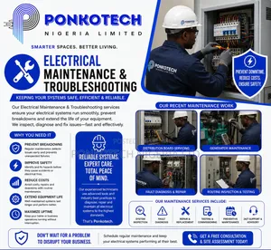 Electrical Maintenance Fault Repair Services in Nigeria
