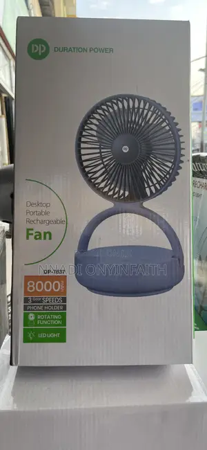 Dp Desktop Portable Rechargeable Fan
