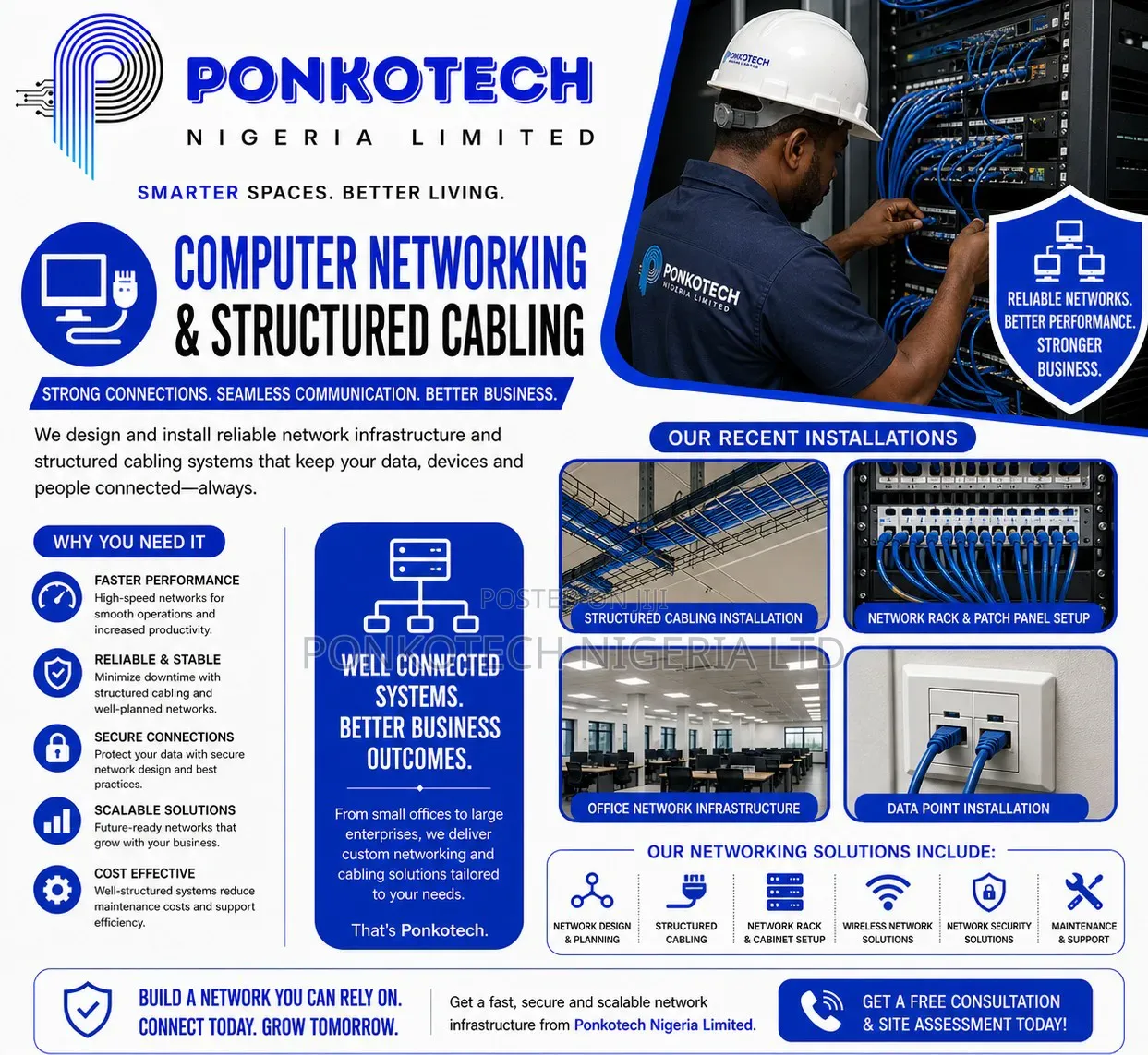 Network Installation Structured Cabling Services