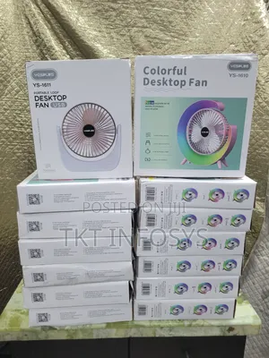 High Speed Rechargeable Desktop Fan