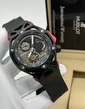 High Quality Luxury Hublot Rubber Wristwatch