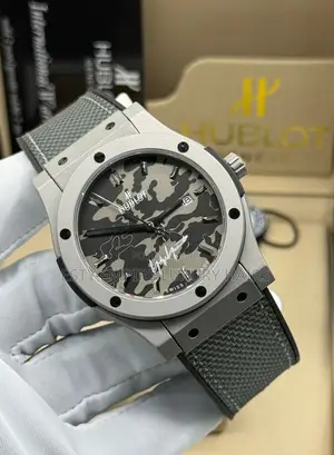 High Quality Luxury Hublot Leather Wristwatch