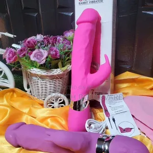 Veined Rabbit Vibrator With Dual Stimulation for Women