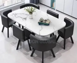 Modern Stone Dinning Table and Chairs