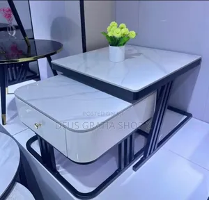 Marble Centre Table and Drawers for Living Room