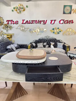 Rotational Wooden Centre Table for Living Room