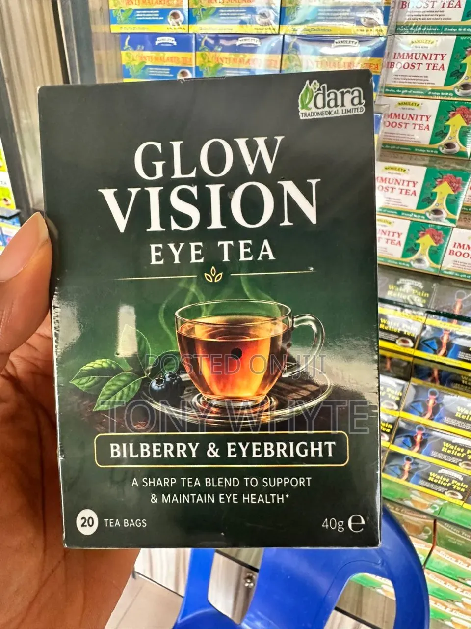 Glow Vision Herbal Eye Tea
