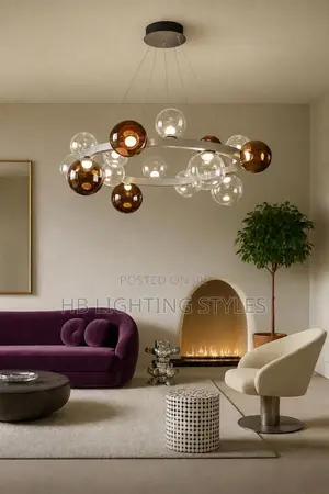 Nordic Glass Ball Led Pendant Light