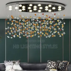 Modern Luxury Nordic Stylish Rain Like Gravel Led Pendant Lights