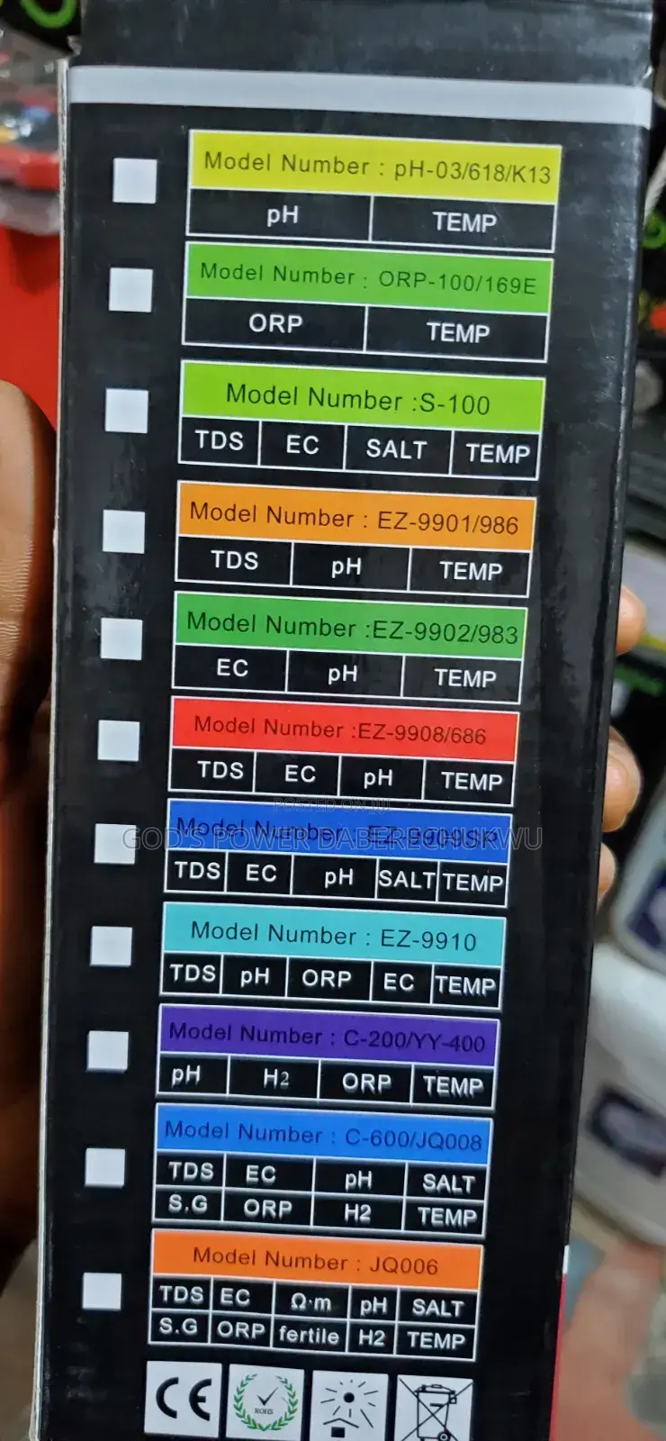 Ph Meter Water Quality Tester