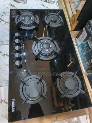 Quality Bosch New Design Inbuilt 5 Burners Gas Hob 2 Big 3 Medium