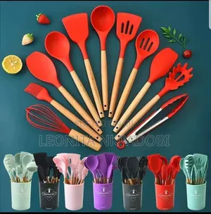 12pcs Non-Stick Silicone Spoon Set