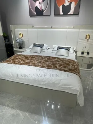 Executive Contemporary Bed Set 6by7 Size With 6doors Wardrobe Full Set