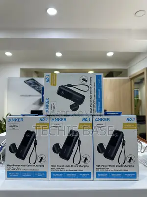 Anker Laptop Power Bank (, 165w, Built-in and Retractable Cables)