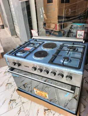 Original Bosch 4+2 Standing Gas Electric Stainless Steel Burners Etc