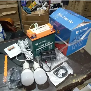 Solar Titre Battery Kit With 100w Panel and 500w Inverter