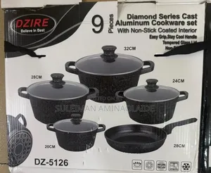 Granite Cooking Pots With Fry Pan
