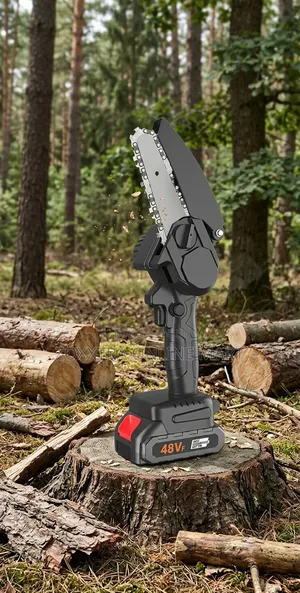 6" Rechargeable Cordless Mini Chainsaw With 1 or 2 48v Battery