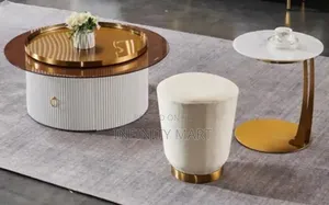 Gold Base Center Table