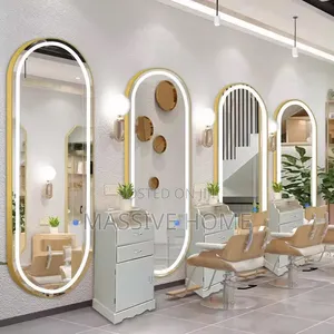 150*60cm Long Frame Mirror Black and Gold