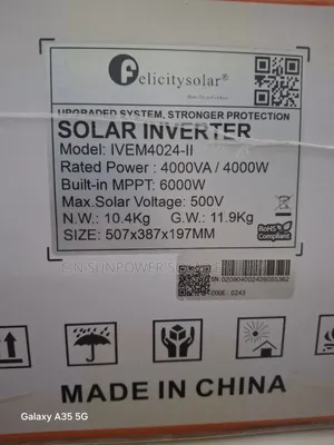 4kva/24 Felicity Hybrid Solar Inverter