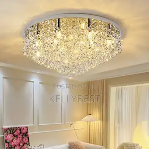 Crystal Flush Chandelier