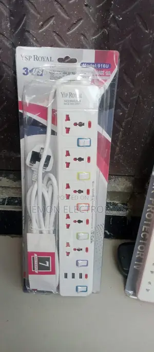 Ysp Royal 916usa Multi Plug Extension With 3 Usb Charging Ports
