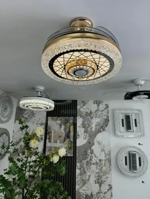 With Btmp3, Remote, Fan Chandelier Light