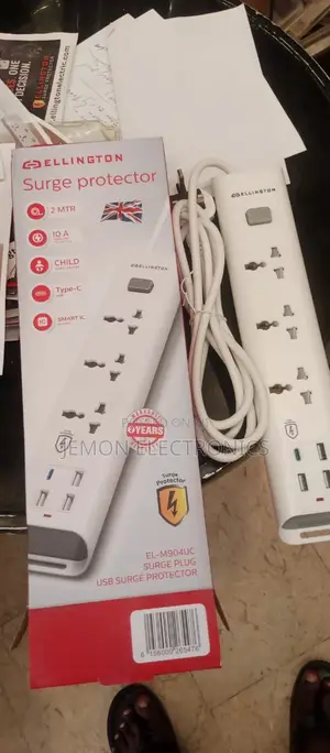 Ellington El-m904uc Usb Surge Protector Extension