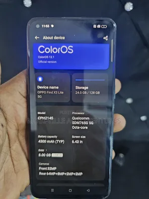 Oppo Find X3 Lite 128 GB Black