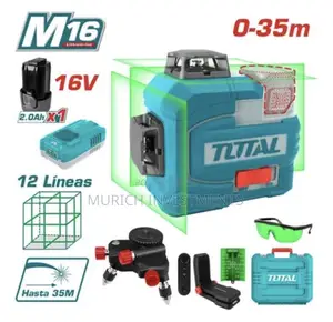 Total 3d 12 Lines 16v Wireless Laser Level 0-35m