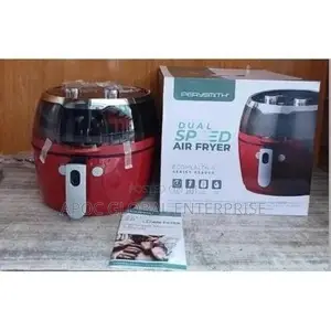 Perysmith 8.5l Sleek Red Dual Speed Air Fryer for Family