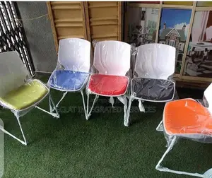 White Restaurant Chair With Padded Chair