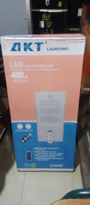 Akt Light 400w Led Solar Street Lamp – 4800lm Brightness