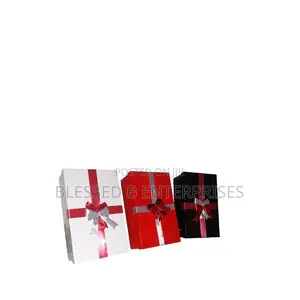 Luxury Red Gift Box for Birthdays Surprises