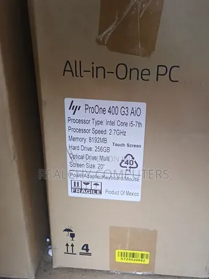 New Desktop Computer HP ProOne 400 G3 8GB Intel Core i5 SSD 256GB
