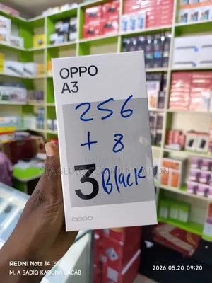 New Oppo A3 256 GB Black