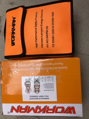 Workman Full Body Safety Harness With Lanyard Energy Absorber