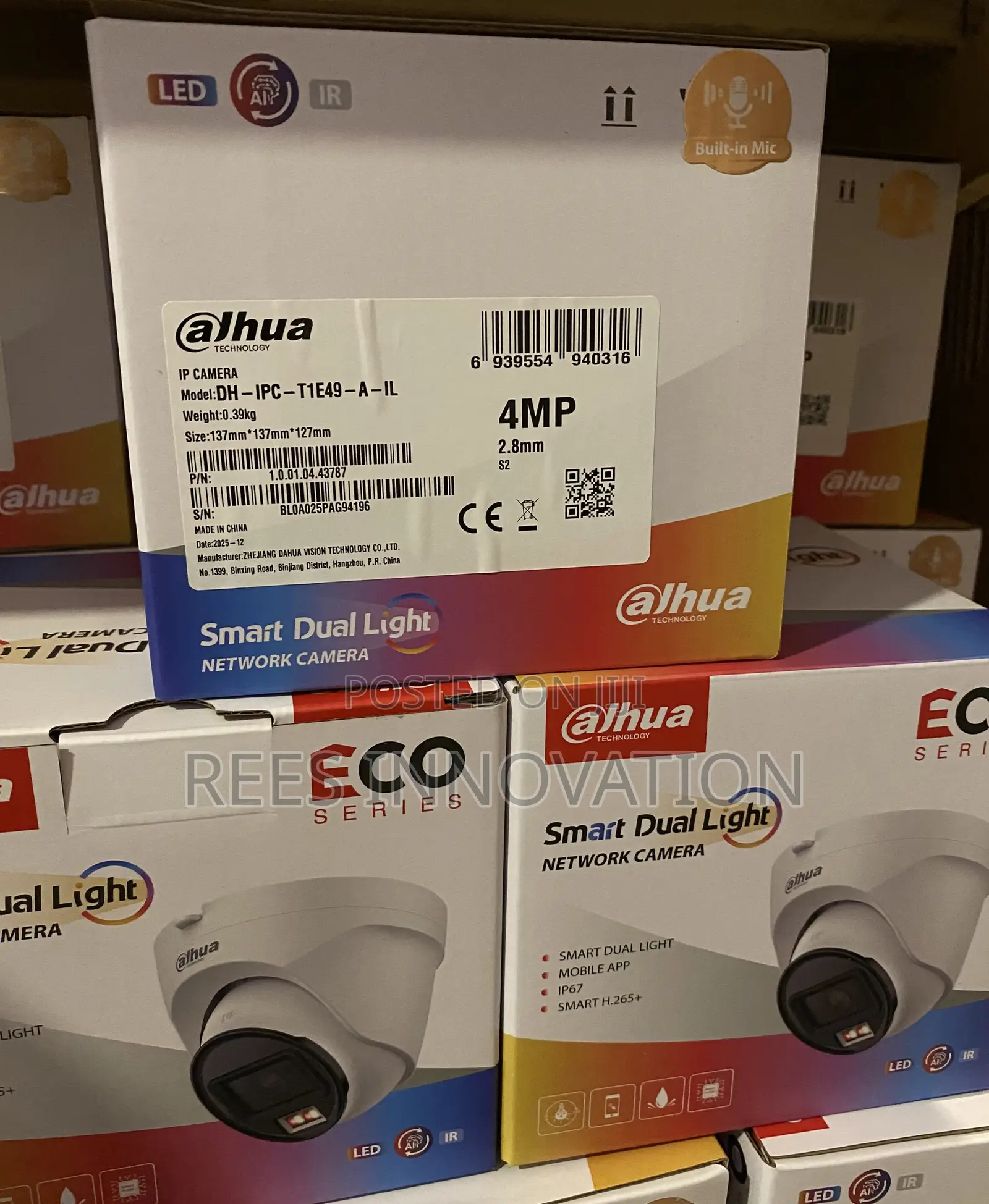 4mp Color Vu Dahua Ip Camera