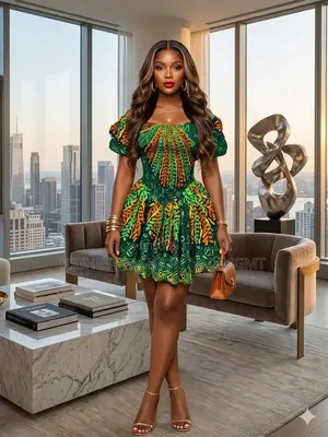 Rich Girl Short Gown - Style 972