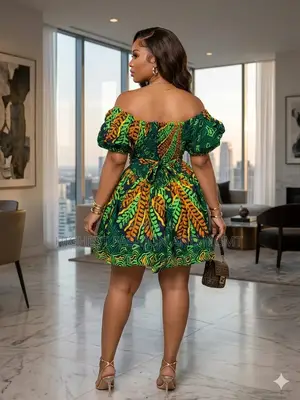 Rich Girl Short Gown - Style 972