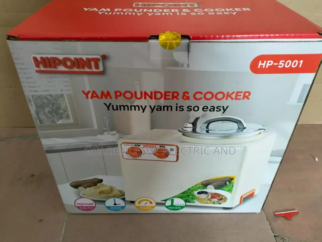 Hipoint Yam Pounding Machine Cooker(Two Buttons)