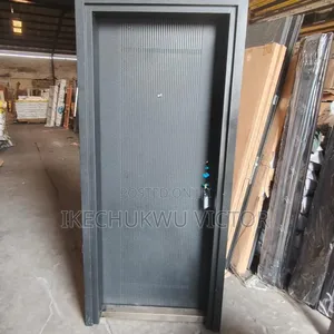 3ft Dark Gray Steel 9 Inches Steel Security Door