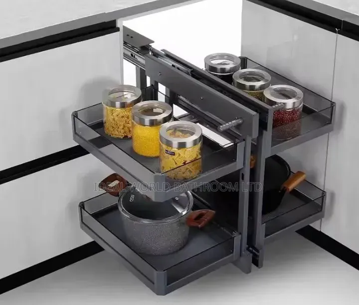 Gray Spices Rack