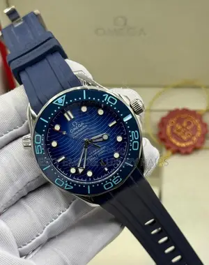 High Quality Luxury Omega Rubber Wristwatch