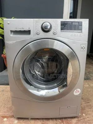 Lg 8kg 6 Motion Dd Front Load Inverter Washer W/ Stylish Chrome Door